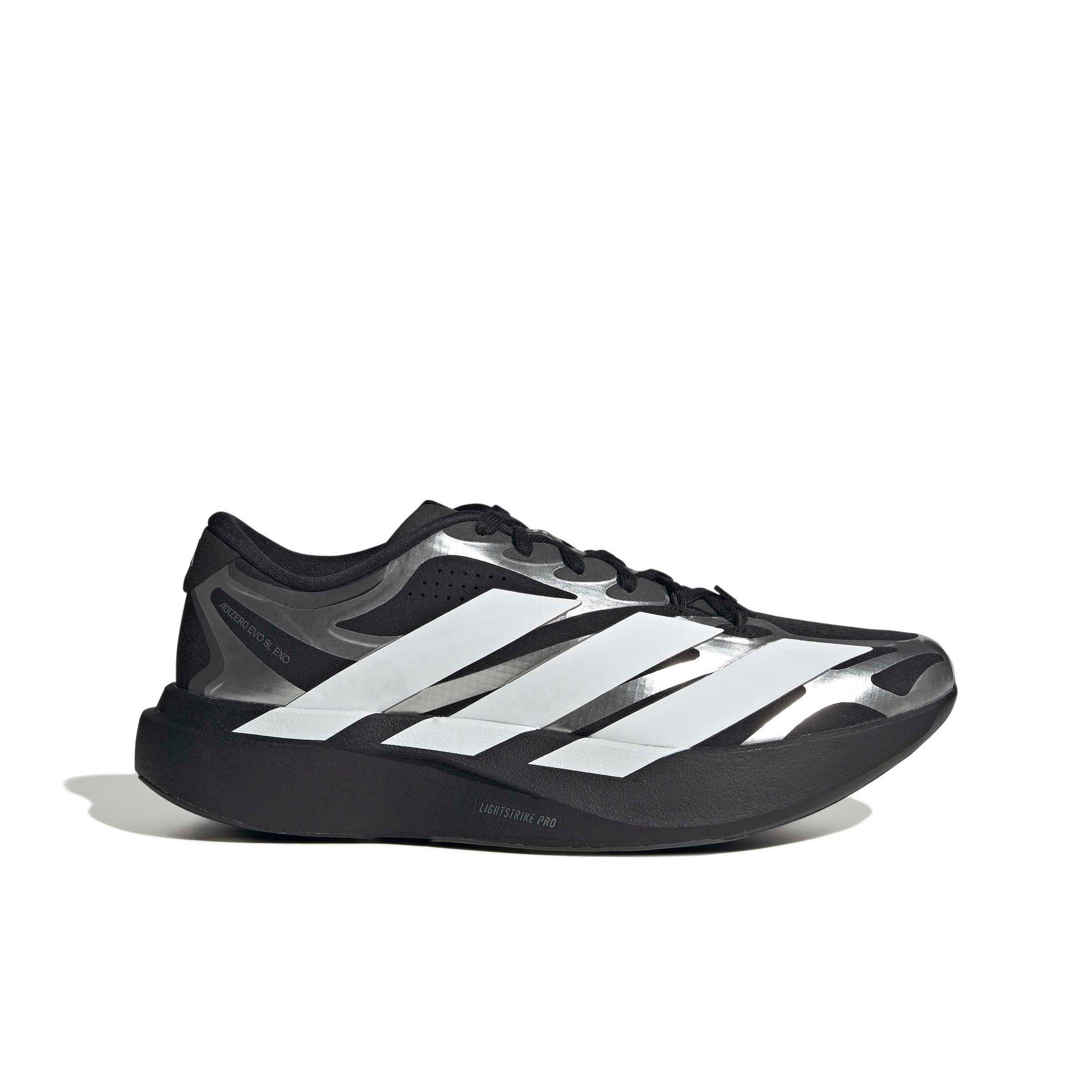 adidas Adizero EVO SL EXO "Core Black/Ftwr White/Iron Metallic" Men's Running Shoe - BLACK/WHITE/IRON